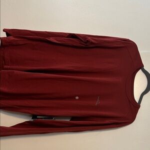 Eddie Bauer Burgundy Long Sleeve Tee